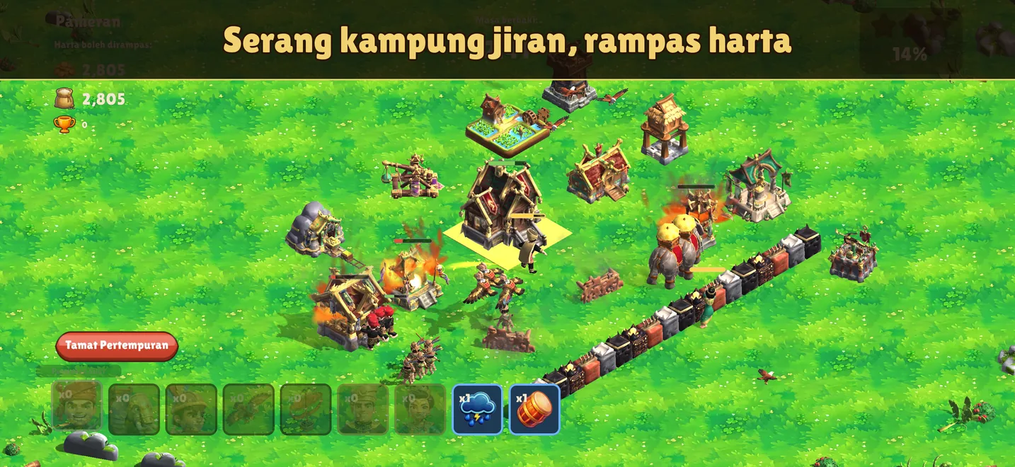 Serangan ke atas kampung jiran